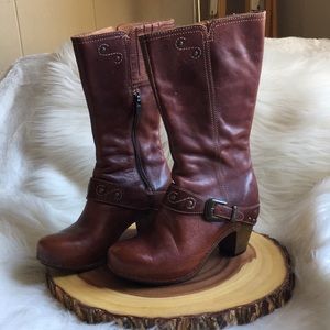 RARE 🤩 Dansko Rylan Crazy Horse Boots, Rust Brown